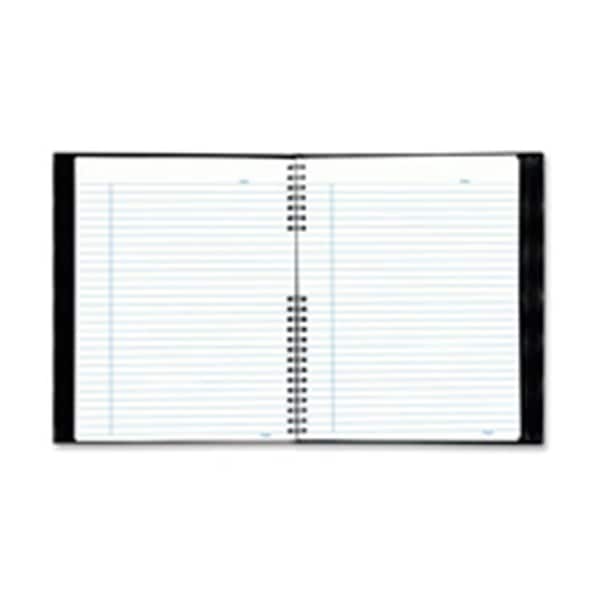Easy-To-Organize Wirebound Notebook- 200 Shts- College Rule- 8-.50in.x11in.- BK EA943053 - main